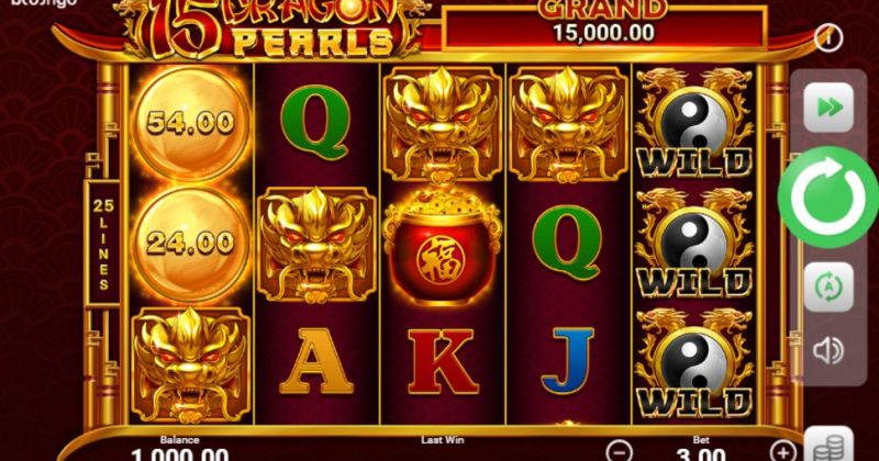 Play in 15 Dragon Pearls: Hold and Win slot online from Booongo for free now | www.juegototal.com