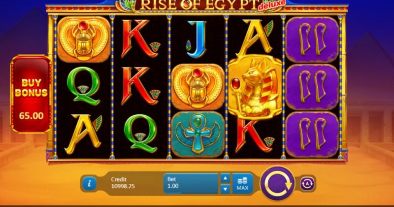 Play in Rise of Egypt: Deluxe slot online from Playson for free now | www.juegototal.com